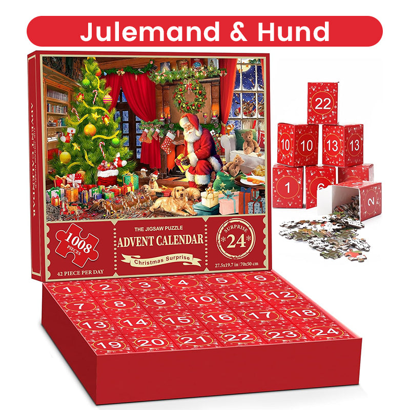 Blind box julepuslespil