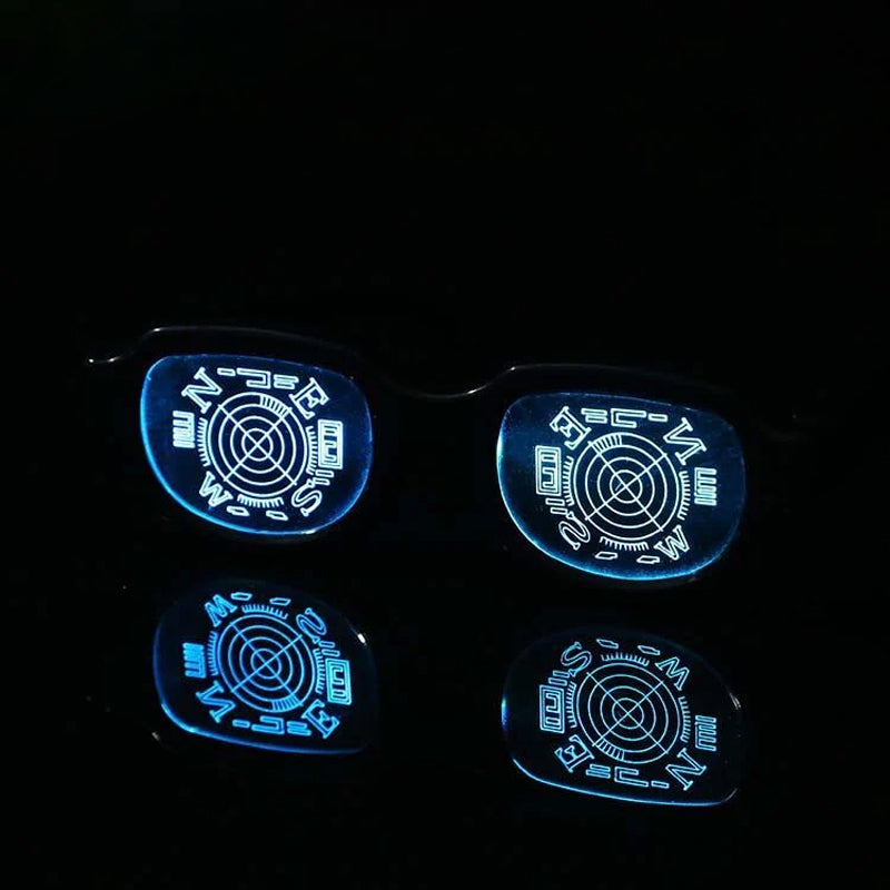 Lysende LED briller