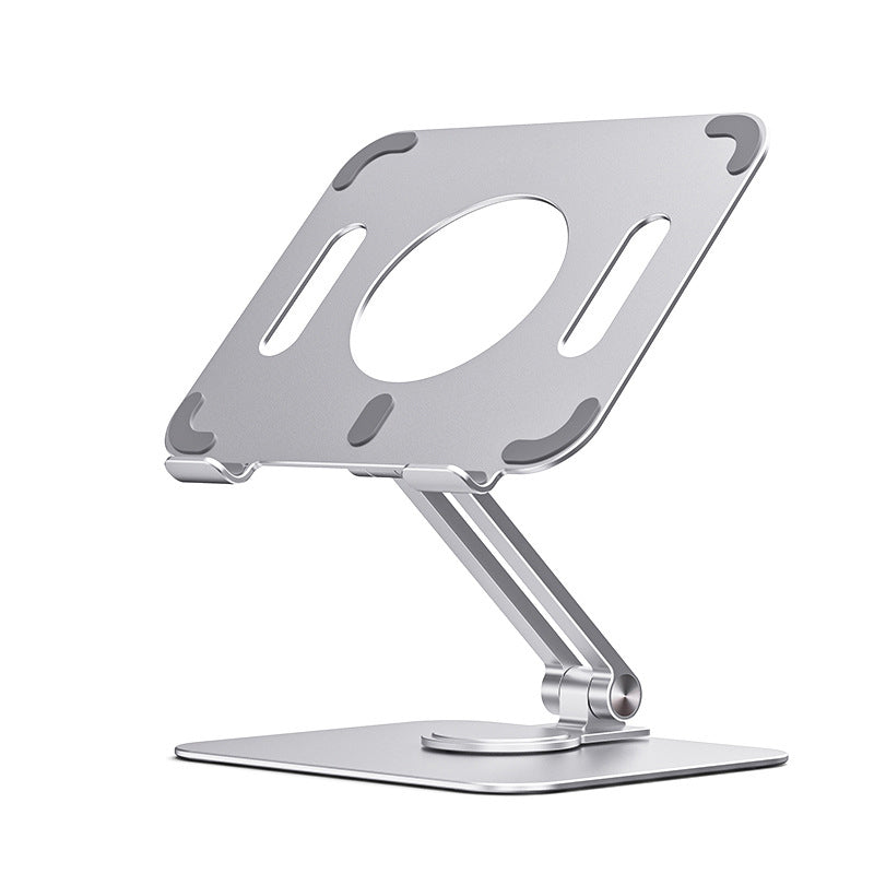 Foldbart og roterbart tablet og bærbar computerstativ i aluminiumslegering