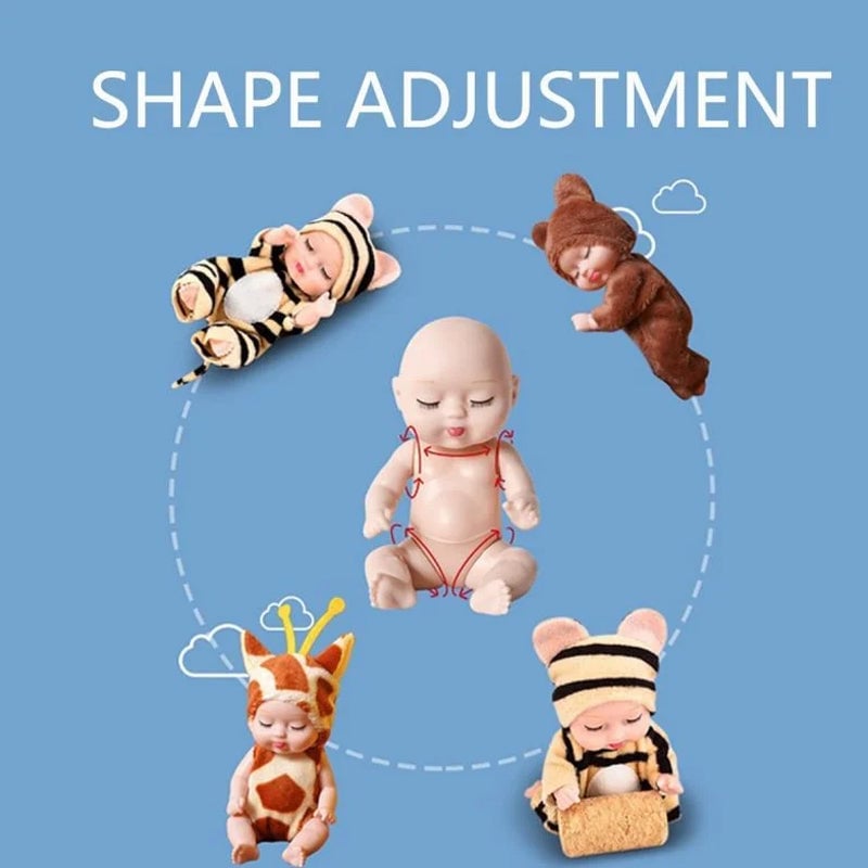 Mini genfødte babydukker | Naturtro, realistiske babydukker