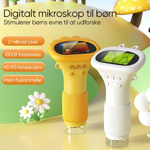 Saker bærbart håndholdt mikroskop til børn