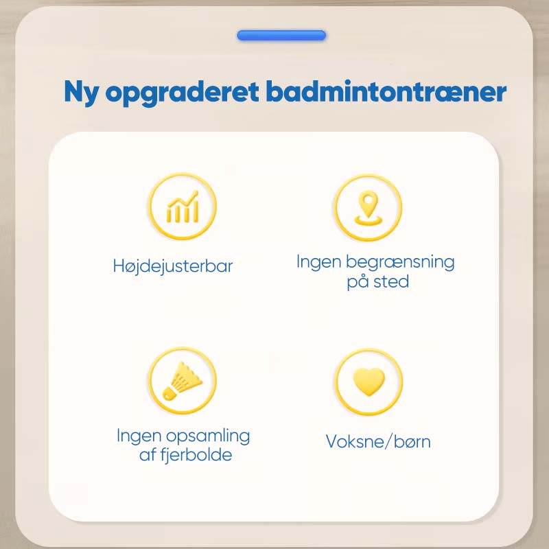 Badminton spin-træner