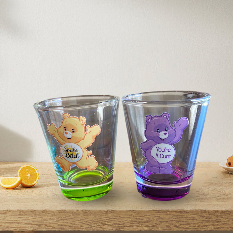 Sjove kuglepenne og shotglas med bamse