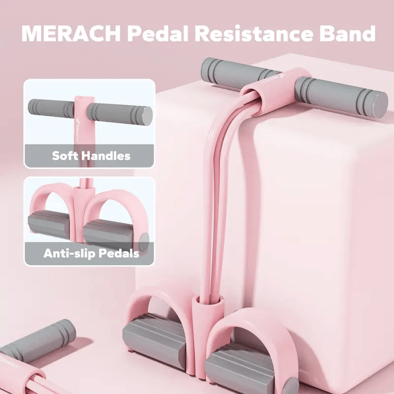 💪 Multifunktionelt modstandsbånd med pedal🏋️