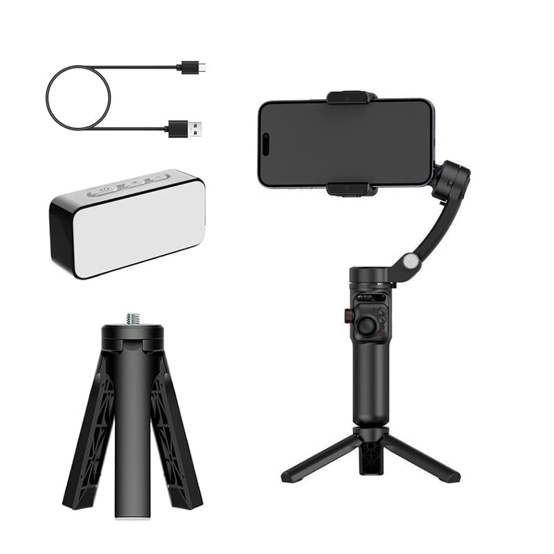 Smart 3-akset Gimbal stabilisator med AI Tracking – Professionelt Videooptagelsesværktøj
