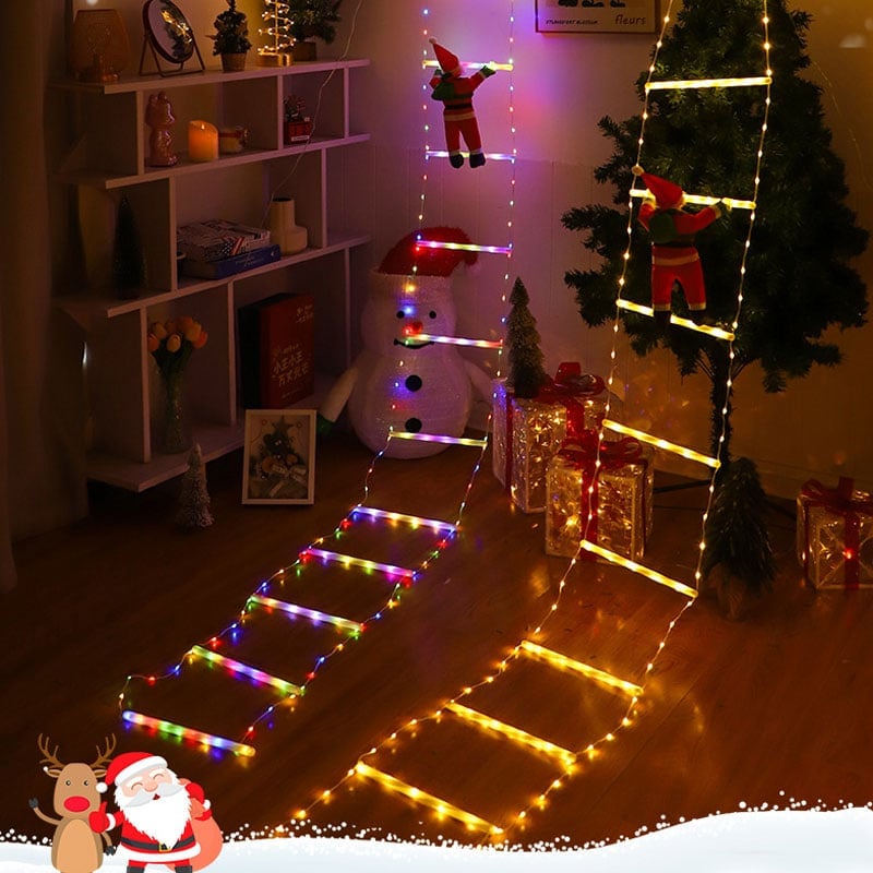 Stigeklatrende julemand-LED-Lampe