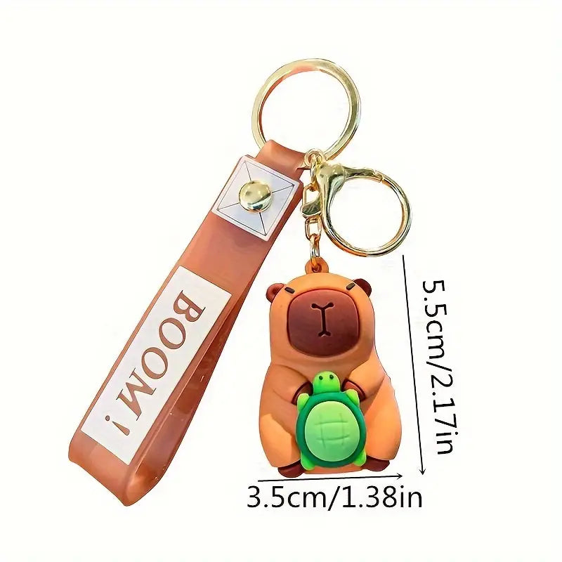 Sød Kapivar nøglering | Sødt taskevedhæng