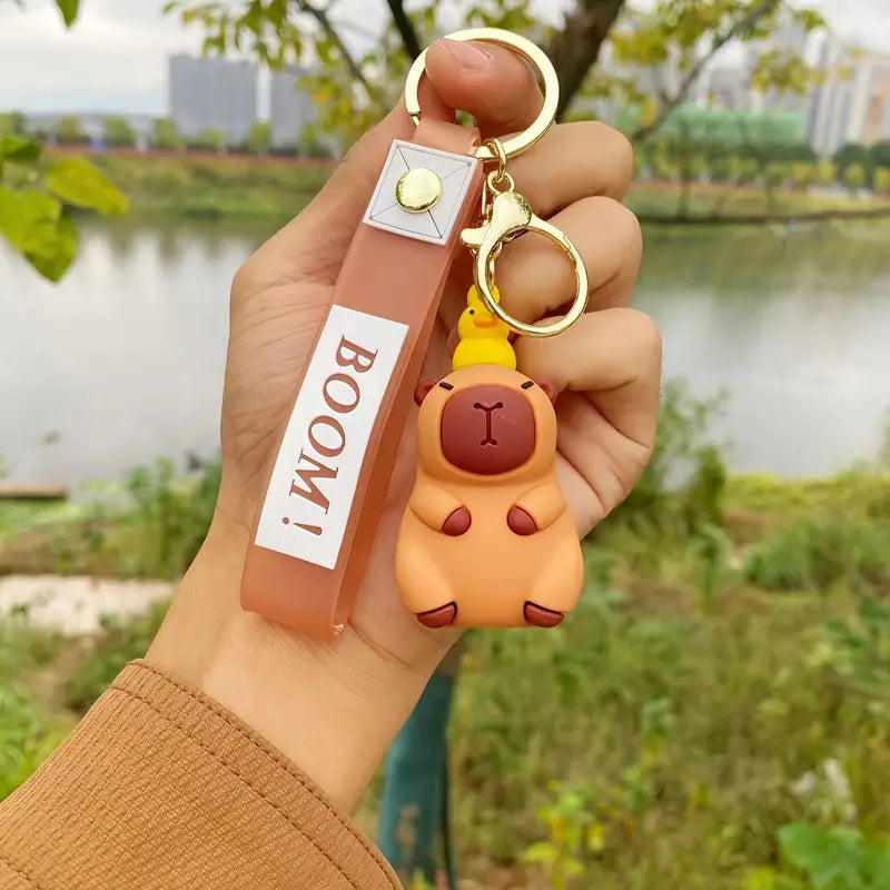 Sød Kapivar nøglering | Sødt taskevedhæng