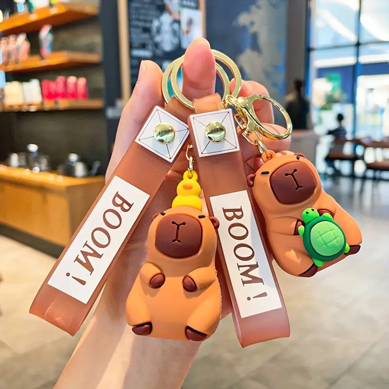 Sød Kapivar nøglering | Sødt taskevedhæng