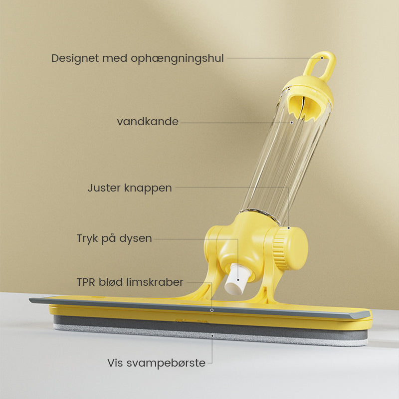 Vinduesvisker med Sprøjtefunktion