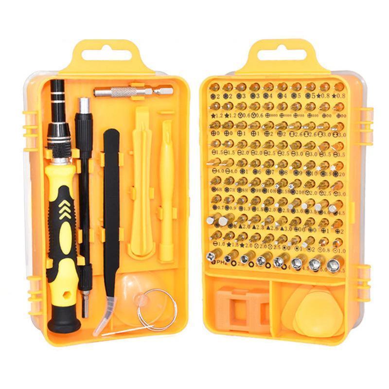 Multi-Functional Extra Hard 115 in 1 Screwdriver Set