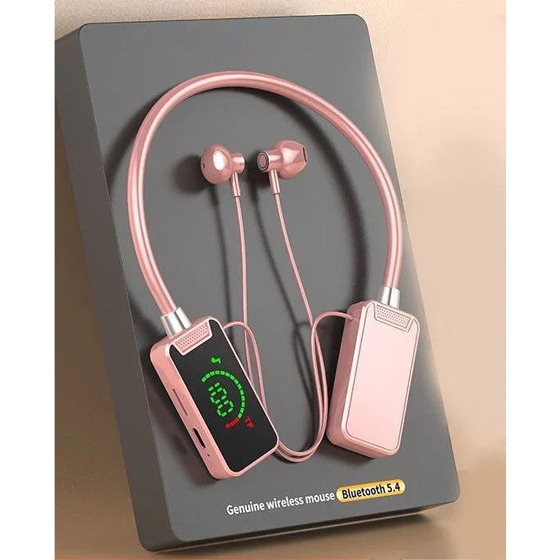 Bluetooth headset med digital display og nakkebøjle