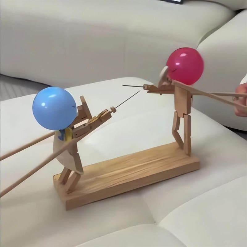 Fægtende træfigurer