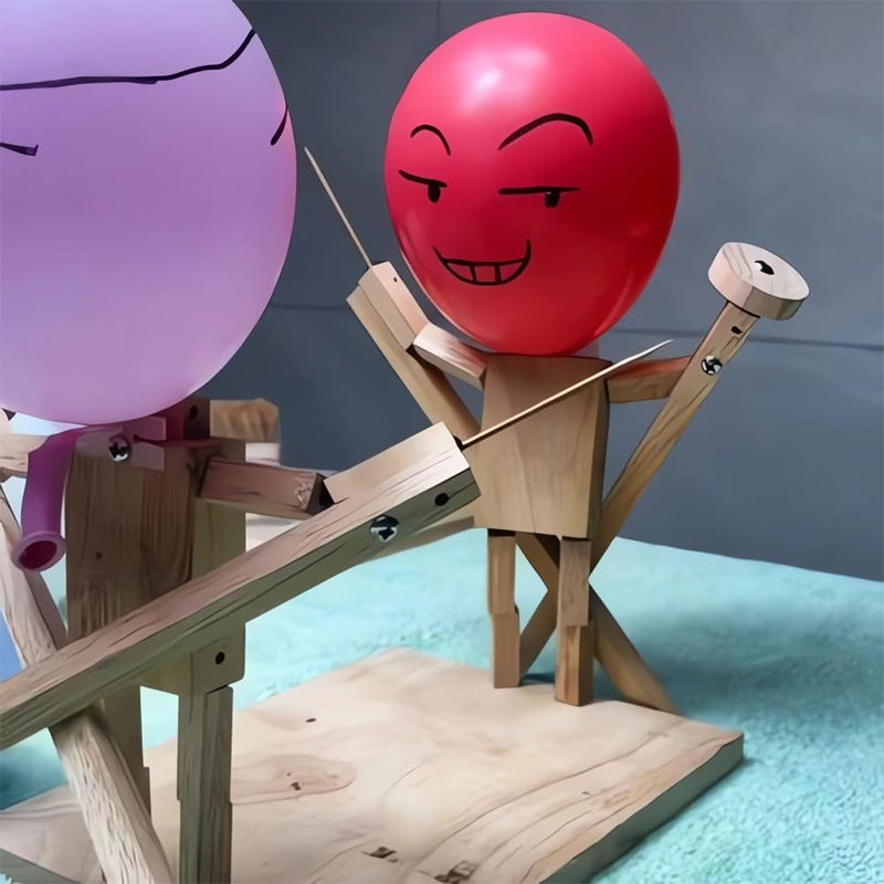 Fægtende træfigurer