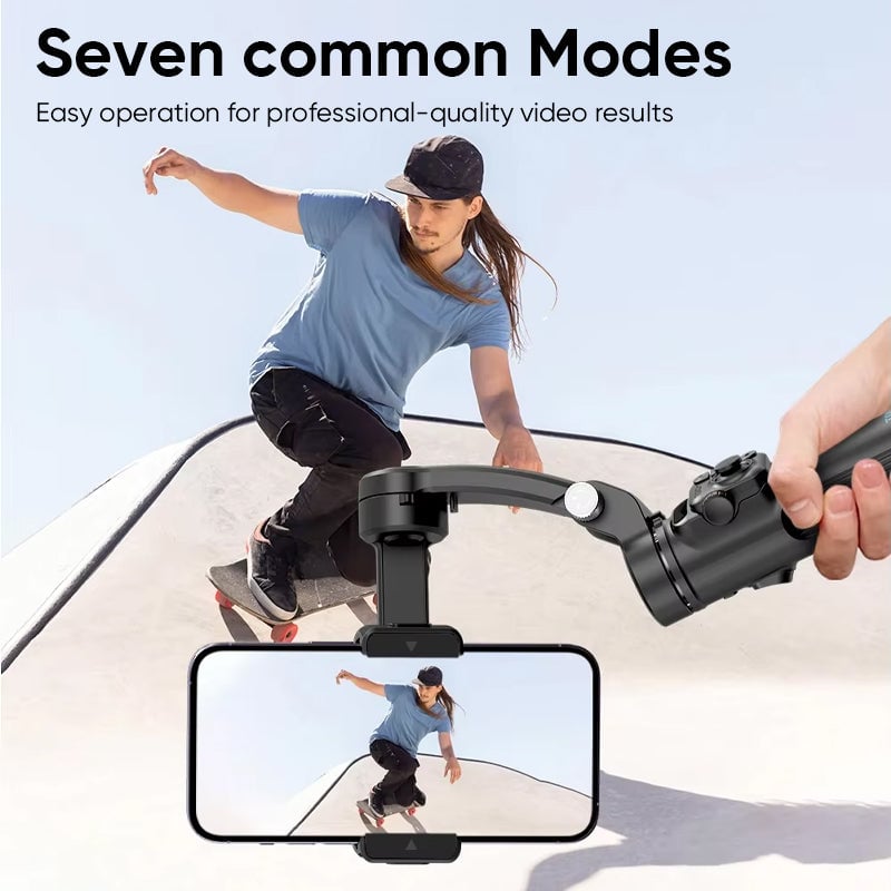 Smart 3-akset Gimbal stabilisator med AI Tracking – Professionelt Videooptagelsesværktøj