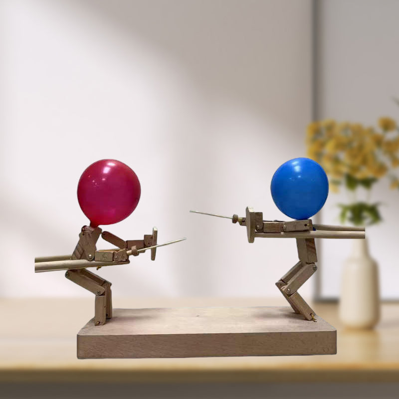 Fægtende træfigurer