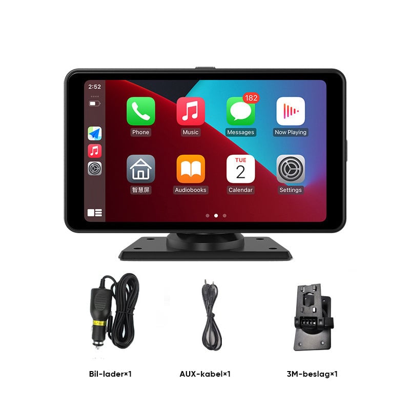 Trådløs CarPlay & Android Auto touchskærm