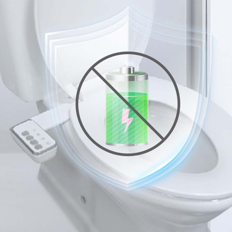 Ikke-elektriske lille bidet med knapper