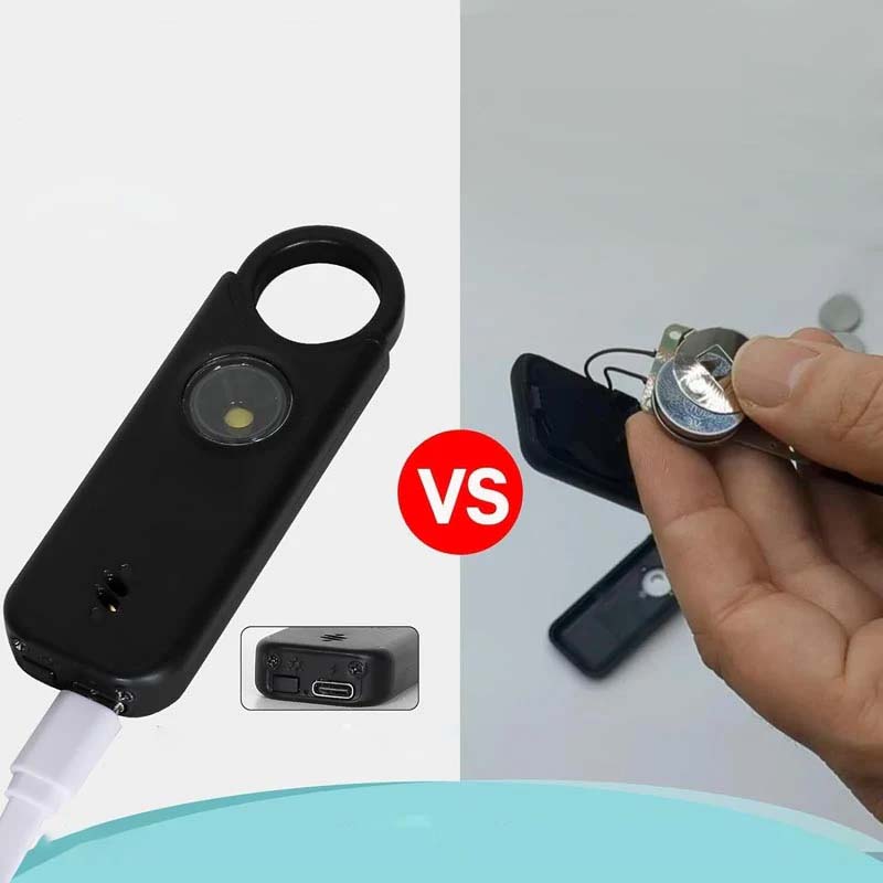 135dB Personlig sikkerhedsalarm