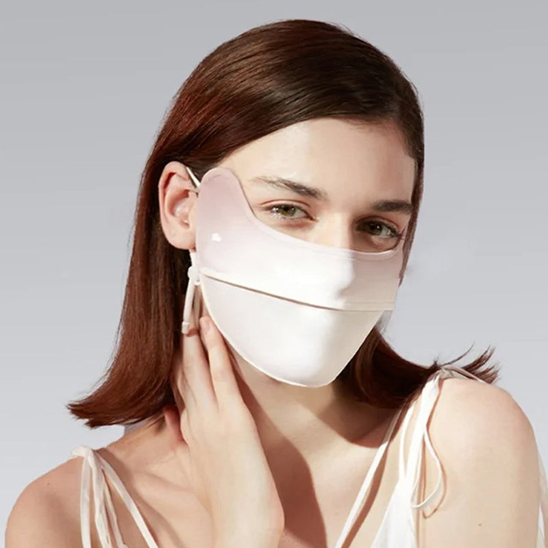 3D-ansigtsmaske med øjenkrogsbeskyttelse