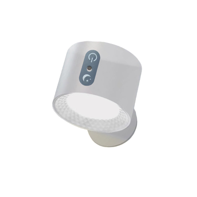 Magnetisk USB dobbelthovedet væglampe med fjernbetjening