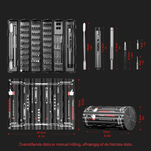 128-i-1 skruetrækkersæt