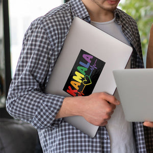 Regnbue Hjerterytme Pride Klistermærke