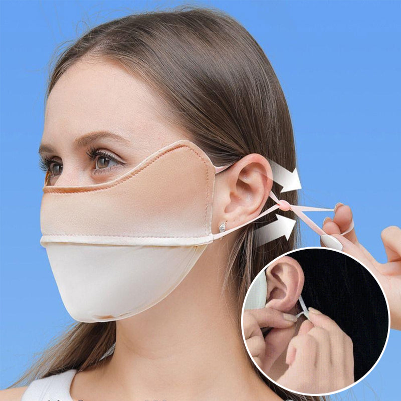 3D-ansigtsmaske med øjenkrogsbeskyttelse