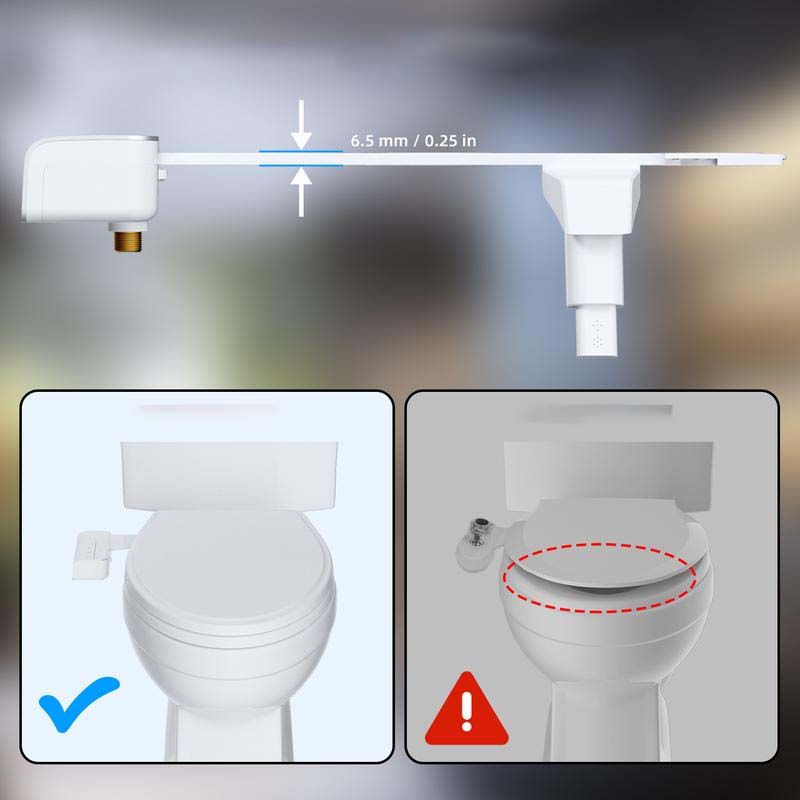 Ikke-elektriske lille bidet med knapper