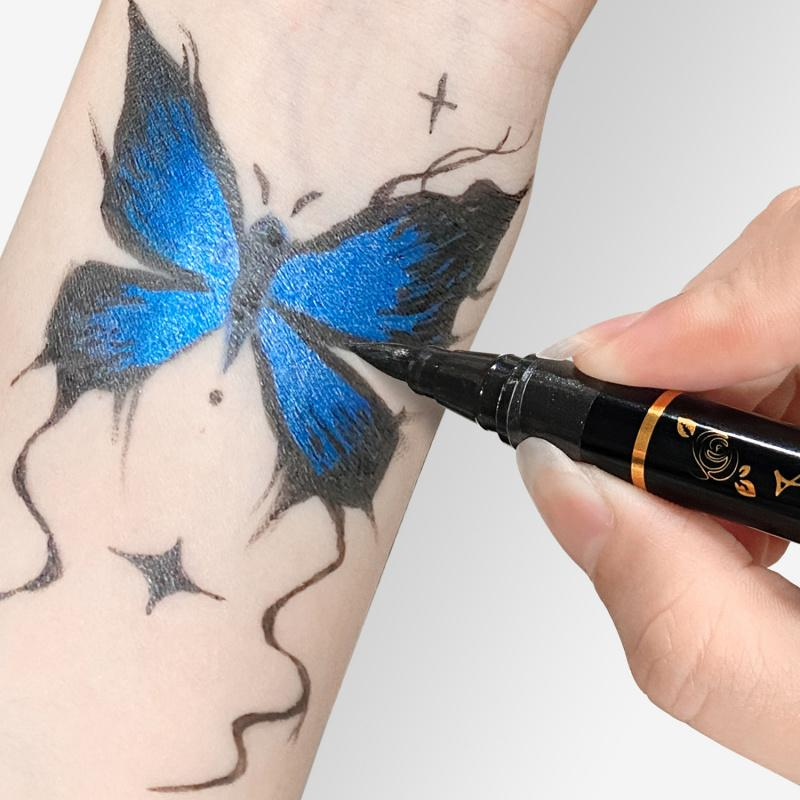 Sæt med midlertidige tatoveringspenne
