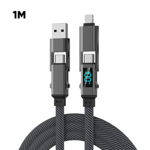 4 i 1 datakabel med digitalskærm