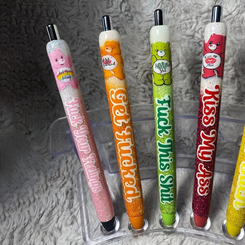 Sjove kuglepenne og shotglas med bamse