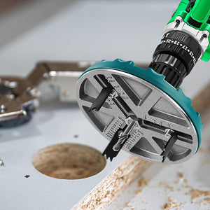 Justerbar hulskæringsværktøj til tømrerværk