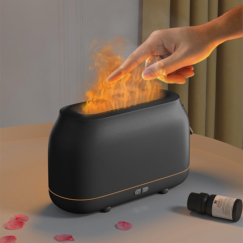Duftfrisker med simuleret flamme