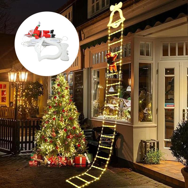 Stigeklatrende julemand-LED-Lampe