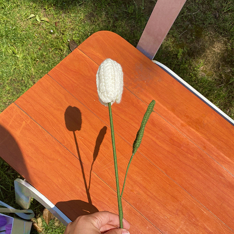 Hæklede blomsterbuketter