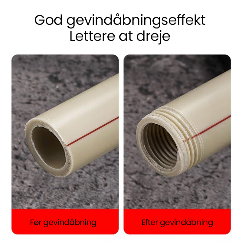 Sakerplus skæreværktøj til gevindrør