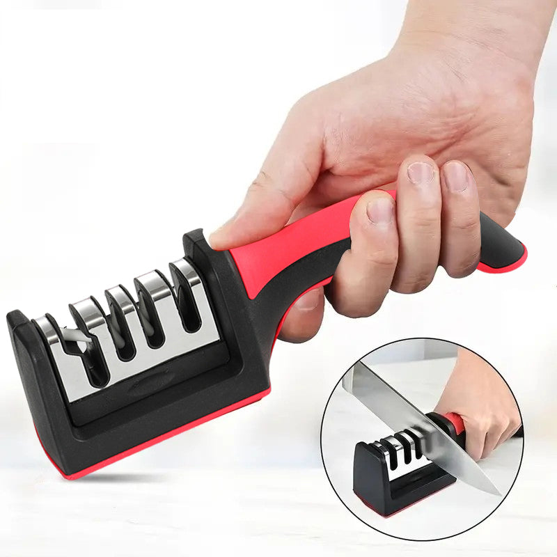 Professionel 4-rillet knivsliber