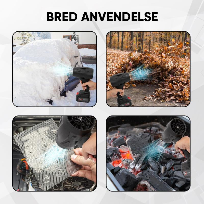 Trådløs superkraftig turboblæser