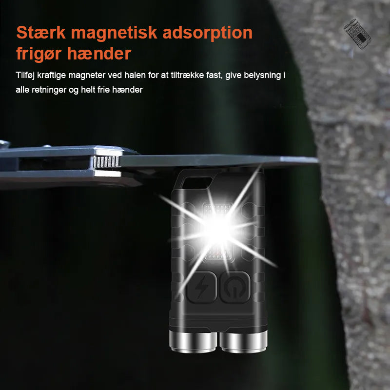 Magnetic Mini Keychain Flashlight