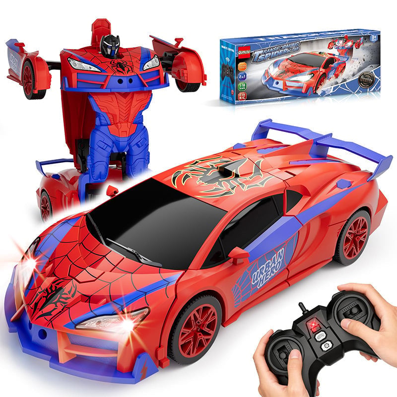 Fjernstyret transformer robotbil