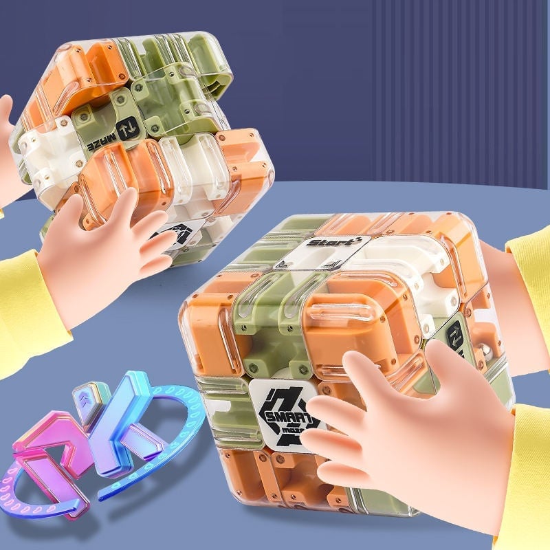 3D rullebold labyrintterning