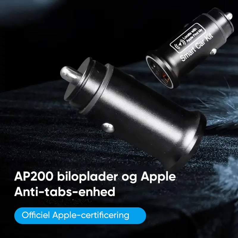 Biloplader og GPS-lokaliseringsenhed