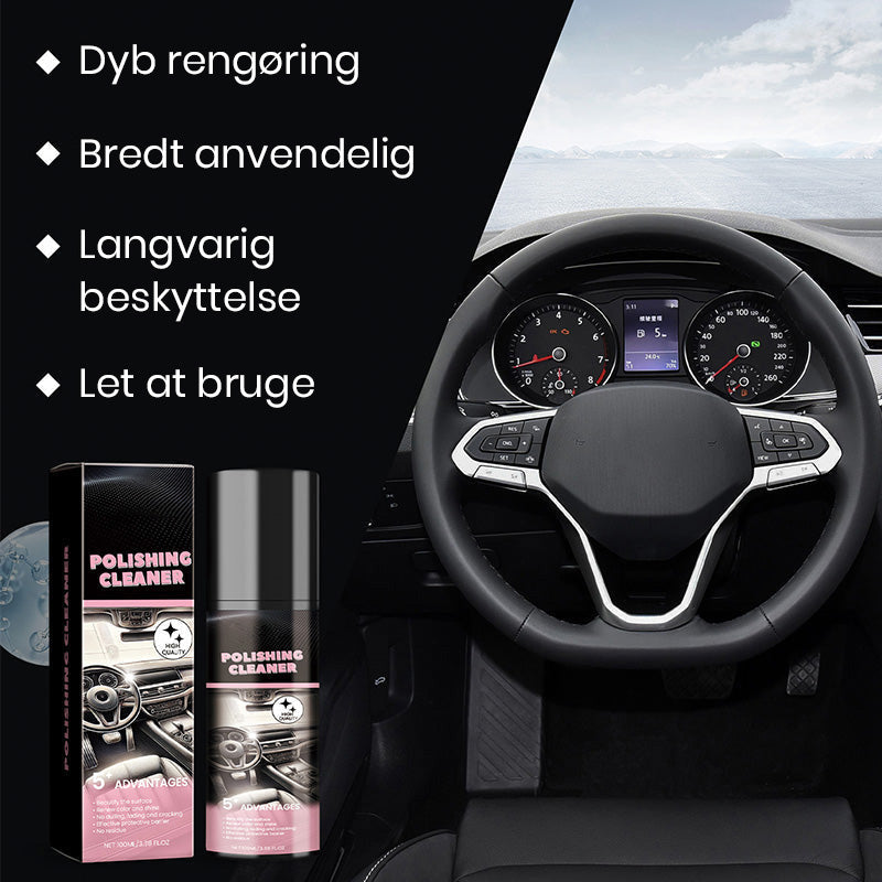 Rengøringsmiddel til bilinteriør