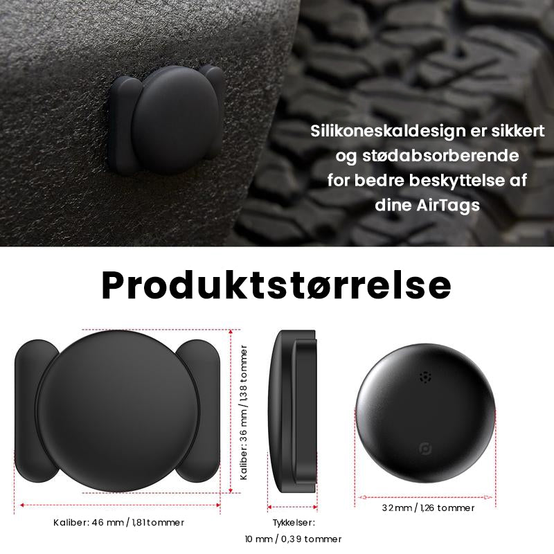 GPS-tracker med vejrbestandigt magnetisk etui