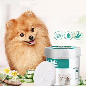 Vådservietter til kæledyrets øjne