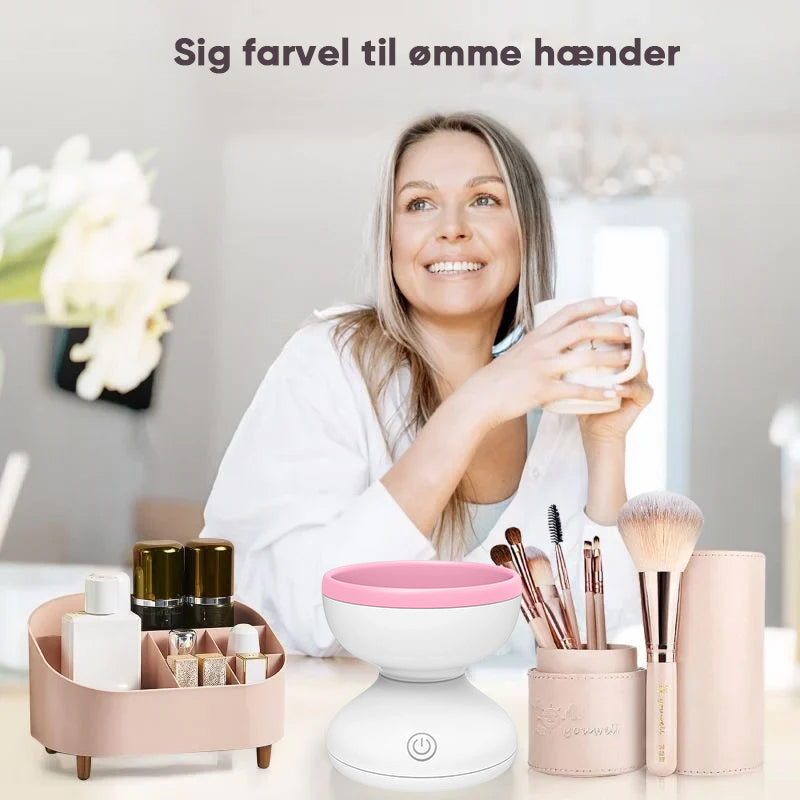 Elektrisk rensemaskine til makeup børster