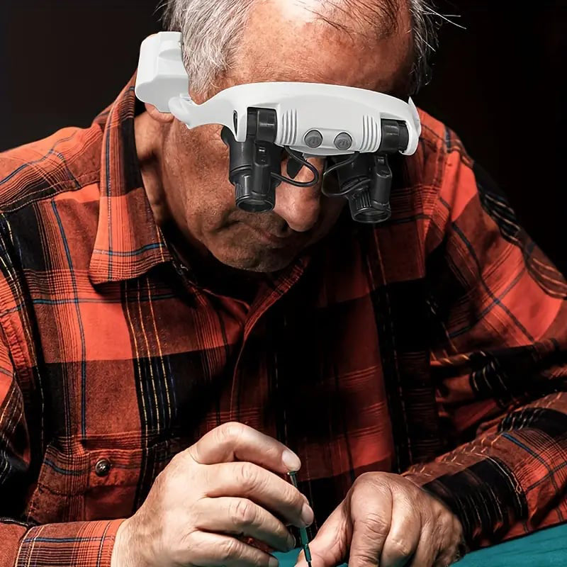 Magnifying Glasses with LED Lights for Dual Eyes