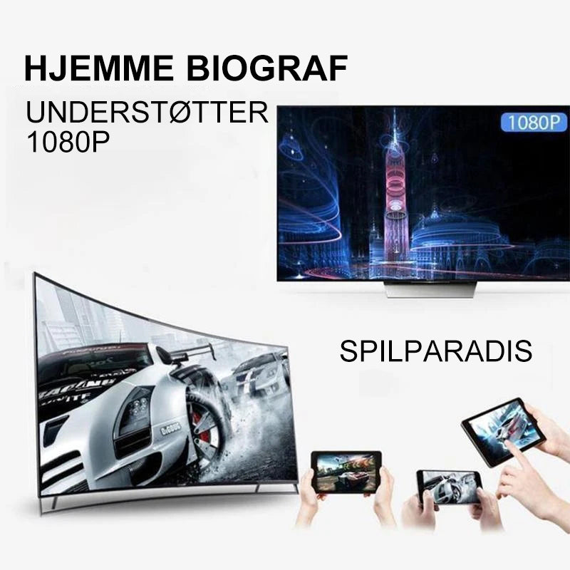 Trådløs bærbar HDMI-modtager