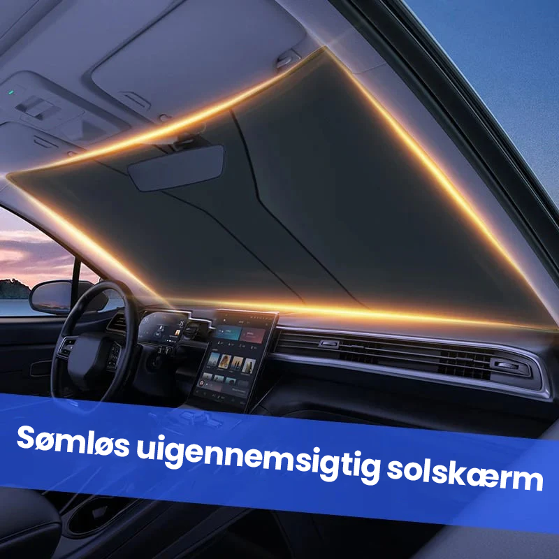 Foldbar solskærm